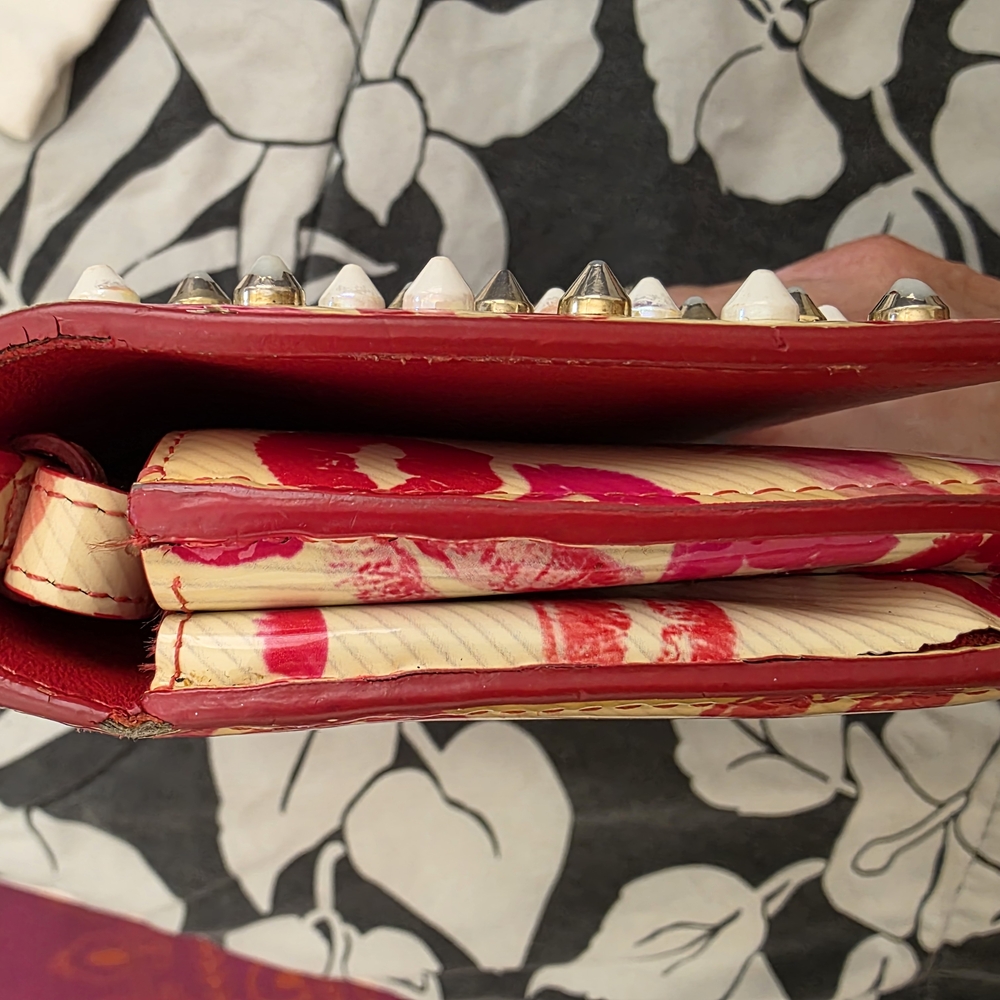 LOUBOUTIN  MACARON Convertible Wallet Wristlet  *BOX & DUST BAG included* - Picture 8 of 17